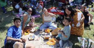 The Fiesta on The Lawn event at Mendoza Elementary School